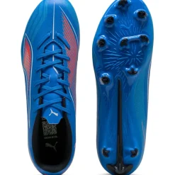Puma Ultra 6 Play FG - AG voetbalschoenen ultra blue PUMA white glowing red