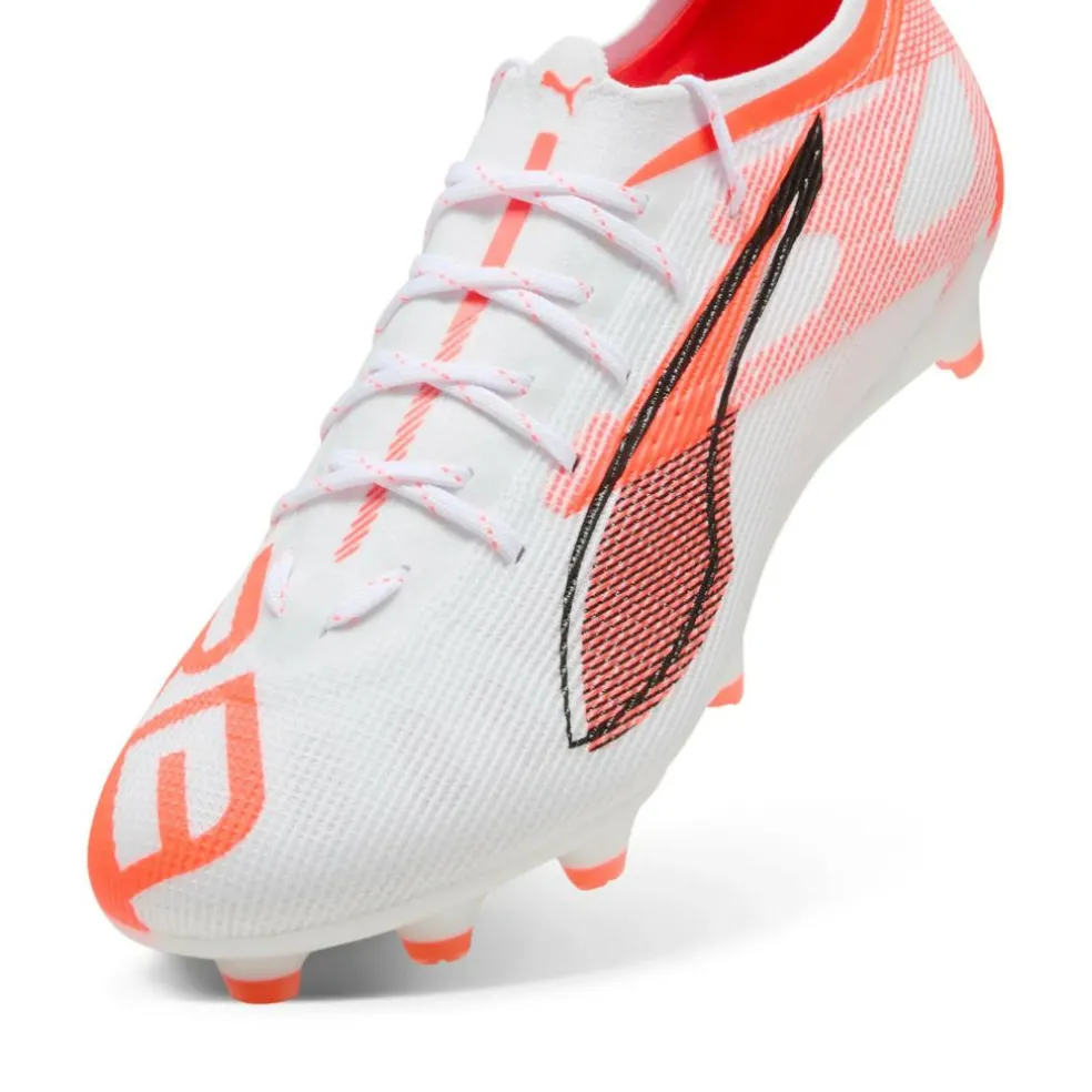Puma ULTRA 5 PRO FG AG voetbalschoenen heren PUMA white PUMA black glowing red