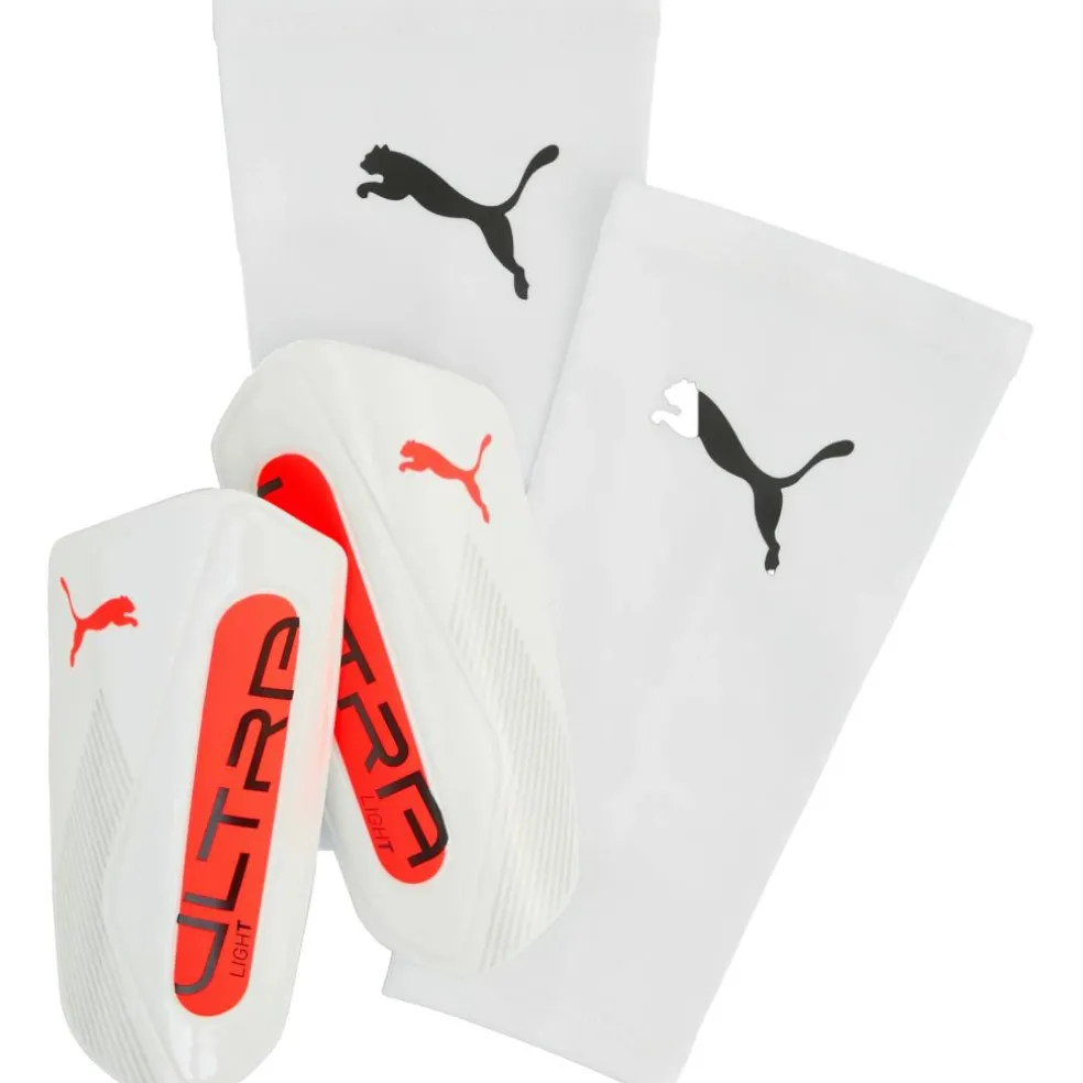 Puma ULTRA scheenbeschermers PUMA white glowing red