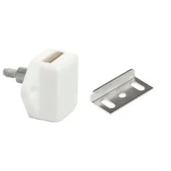 Pushlock Binnenslot en schootplaatje mini wit