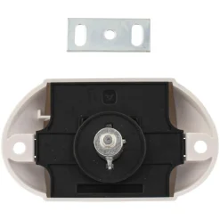 Pushlock Binnenslot toilet en schootplaatje wit