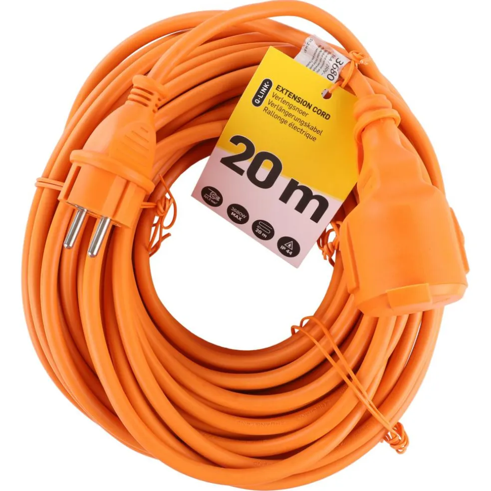 Q-Link Verlengkabel 3 x 1.5 mm² 20 meter