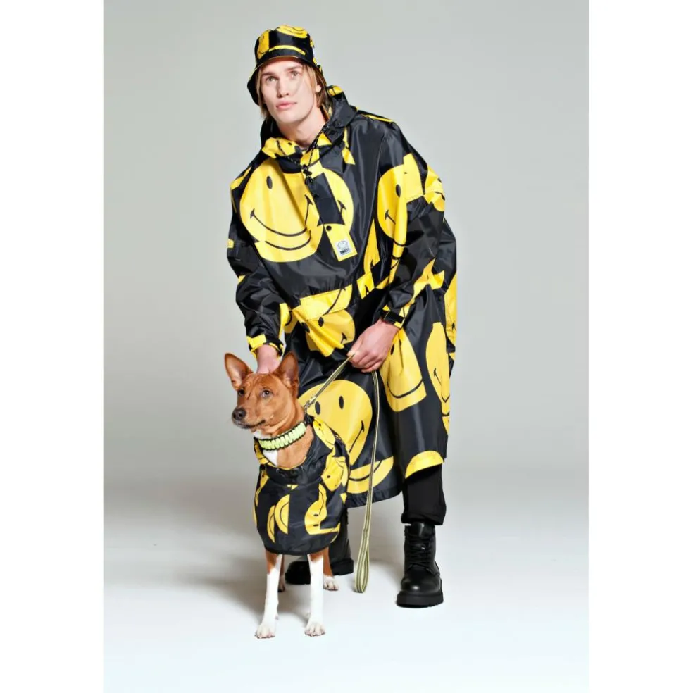 Rainkiss All Smiles X Smiley regenponcho black