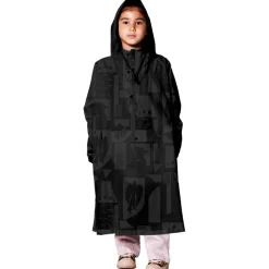 Rainkiss Back To Black regenponcho junior black