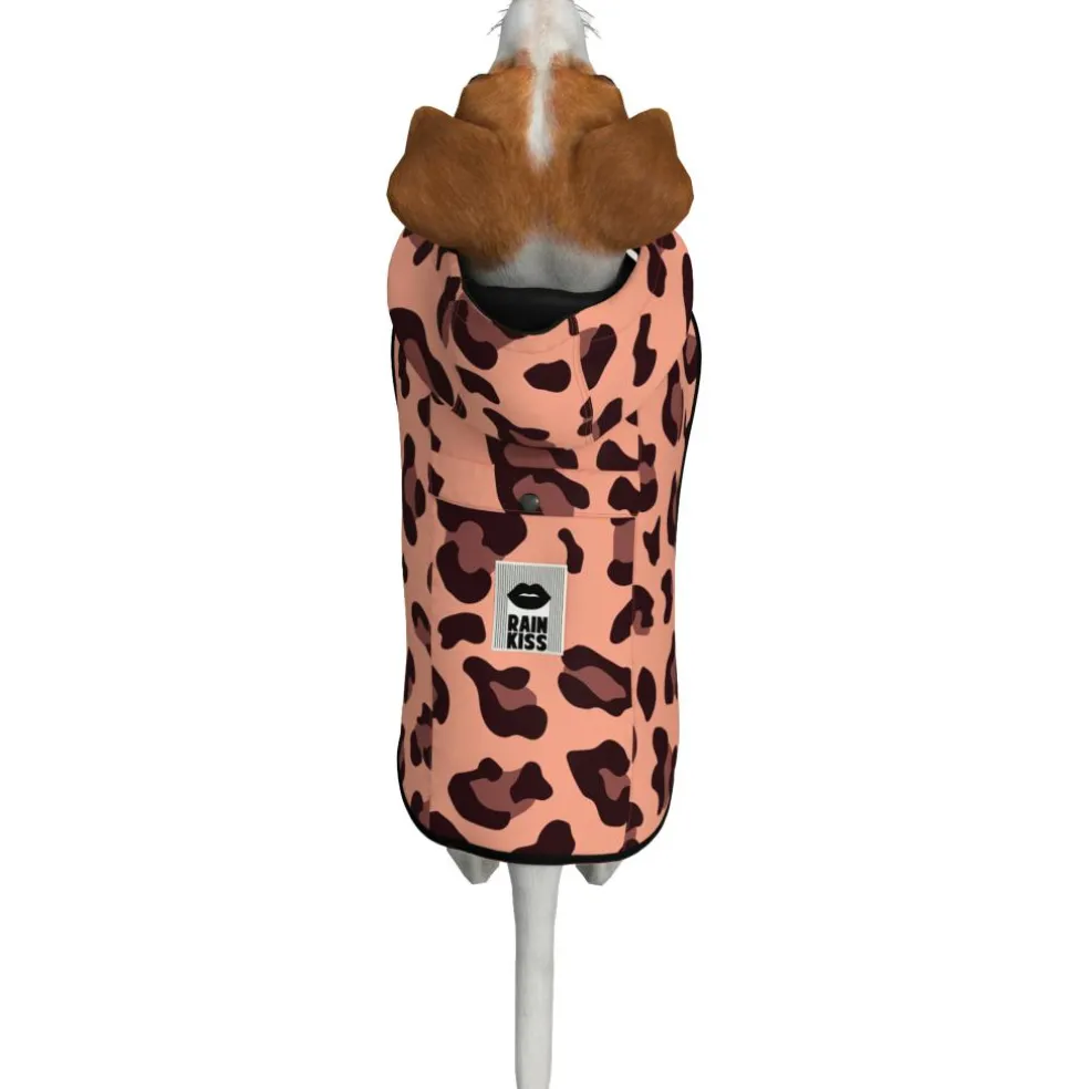 Rainkiss Pink Panther Dog Poncho regenjas hond pink