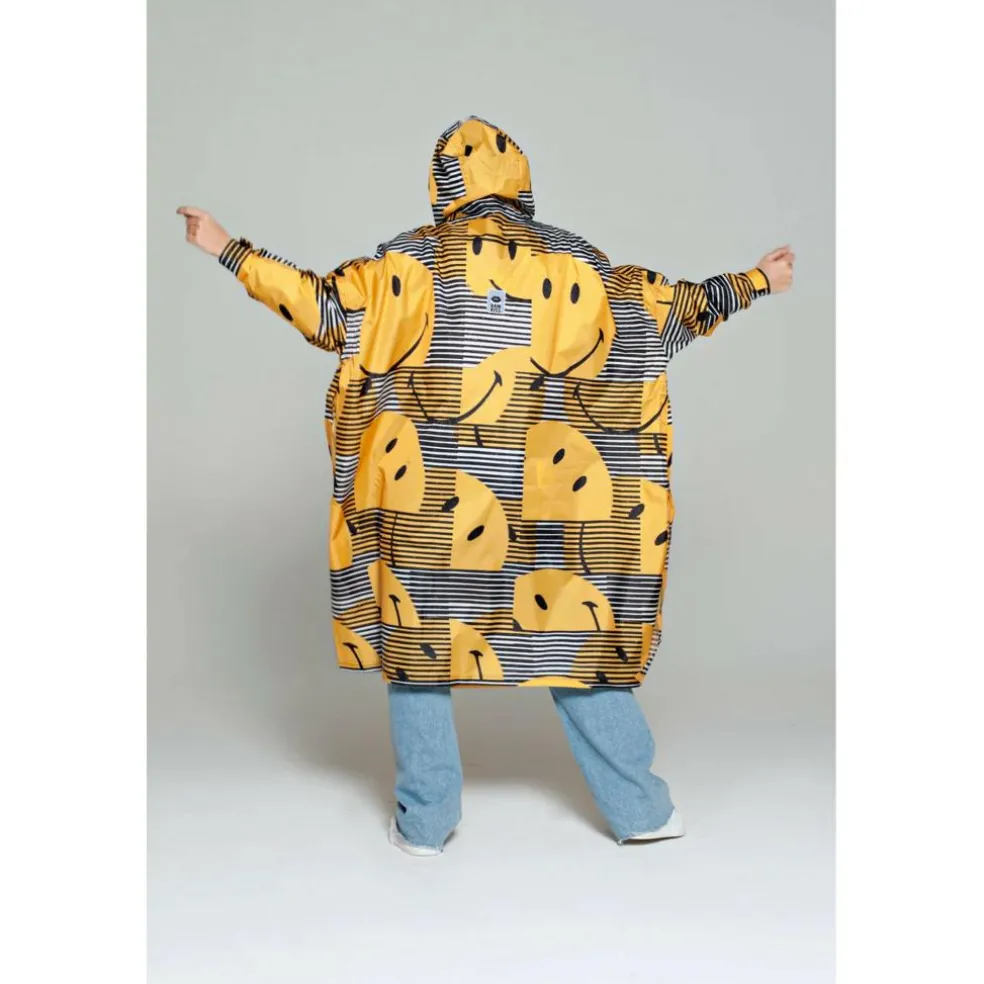 Rainkiss Sunset X Smiley regenponcho multicolour