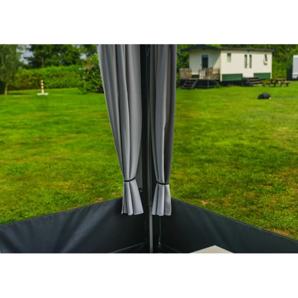 Reda Adventure 120 cm voorwand gordijn grey