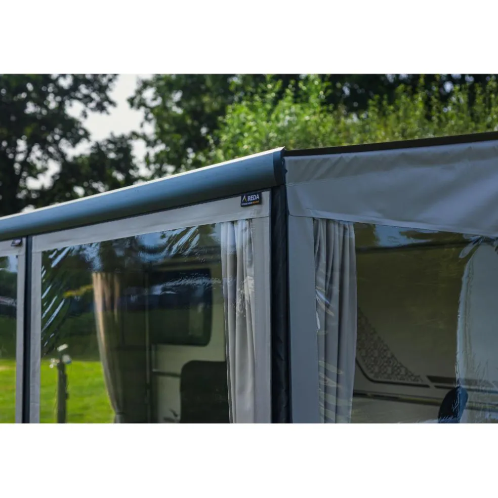 Reda Adventure 170 cm voorwand gordijn grey