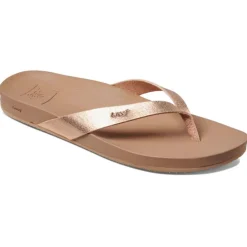 Reef Cushion Bounce Court slippers dames rose gold