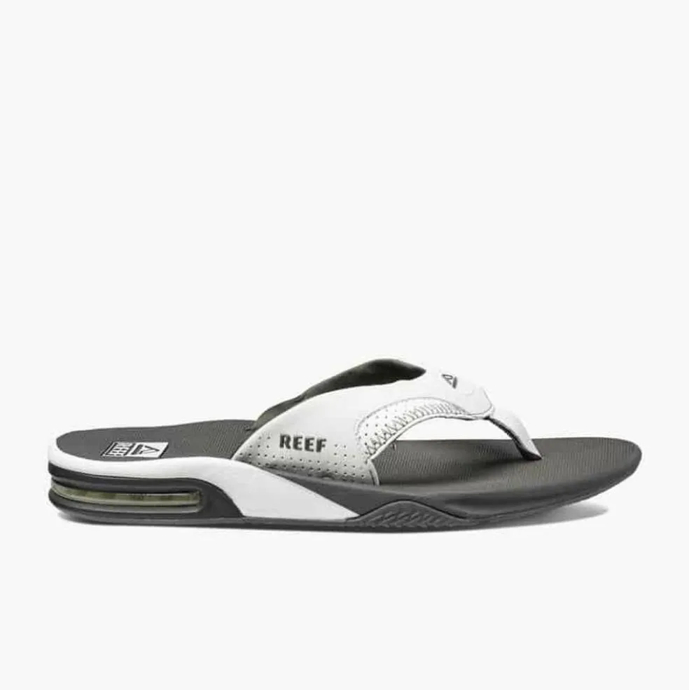 Reef Fanning slippers heren grey white