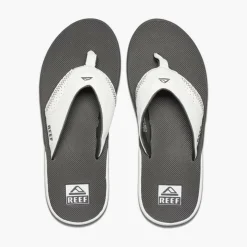 Reef Fanning slippers heren grey white