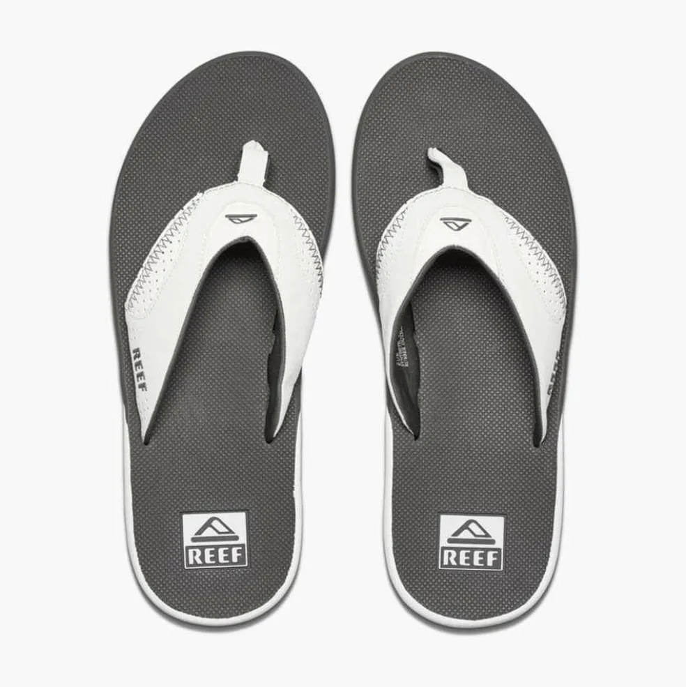 Reef Fanning slippers heren grey white