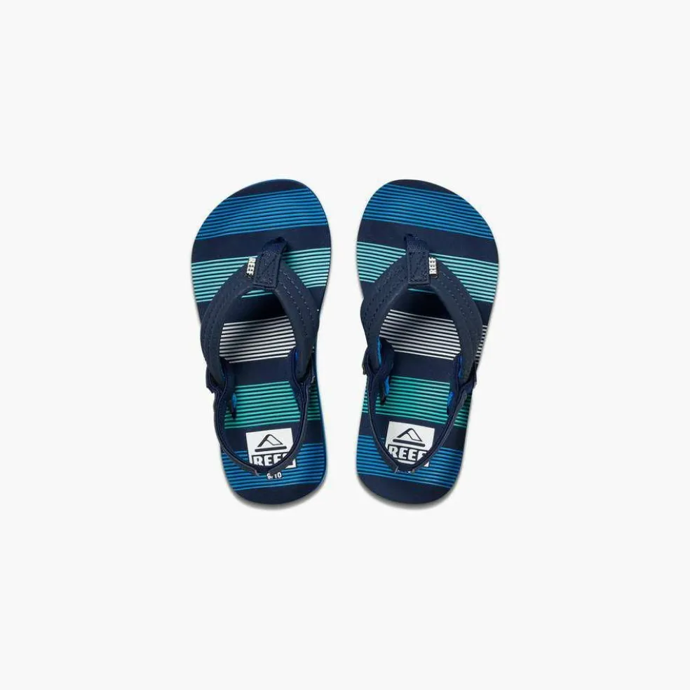 Reef Little Ahi sandalen junior deep sea stripes blue