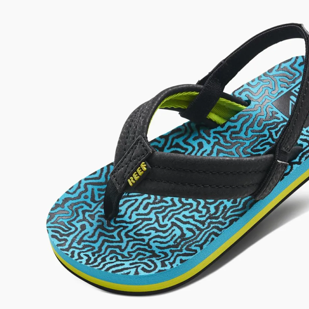 Reef Little Ahi sandalen junior blue coral