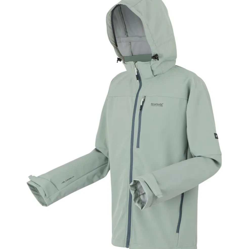 Regatta Arana softshell jas heren glacier green