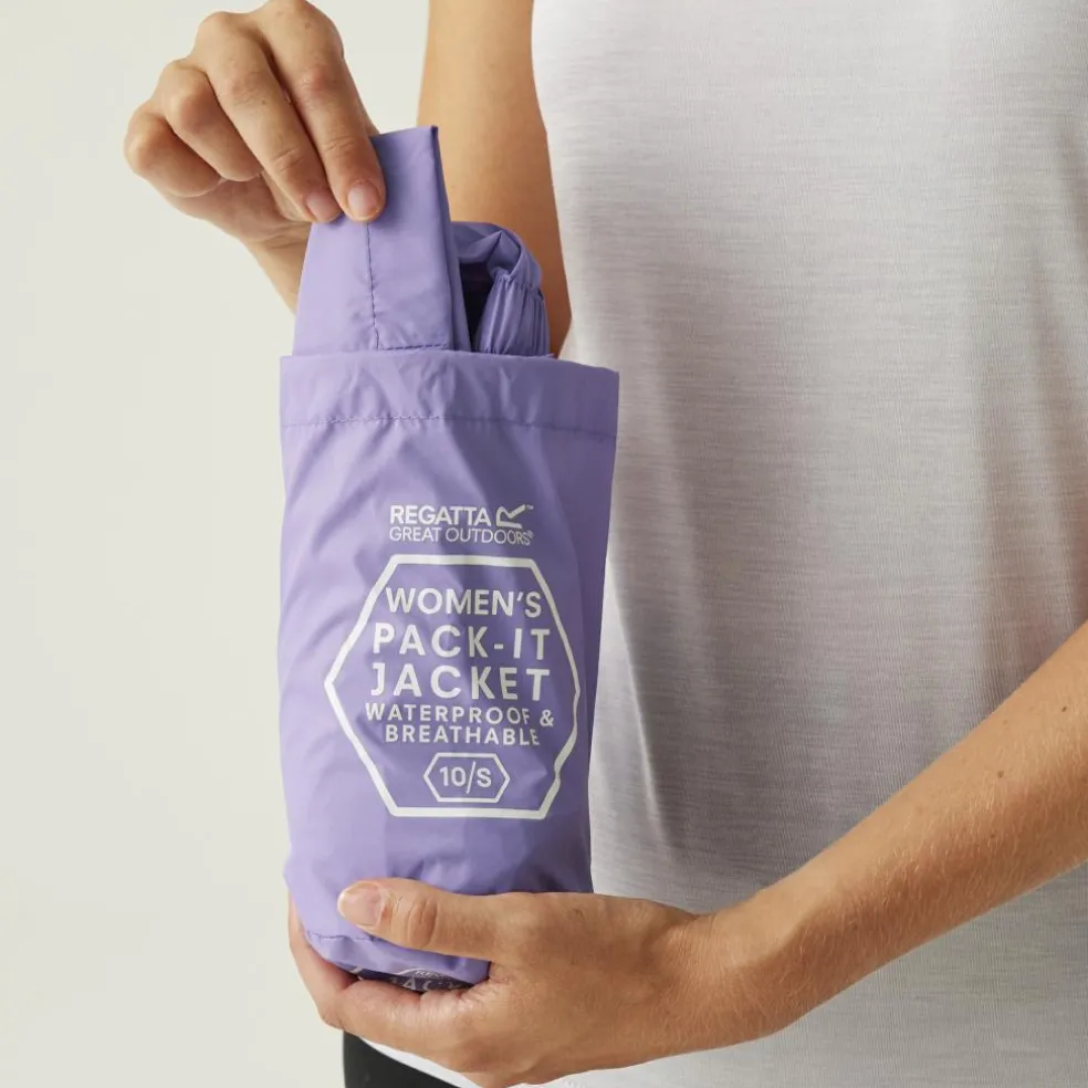Regatta Pack It III regenjas dames wisteria