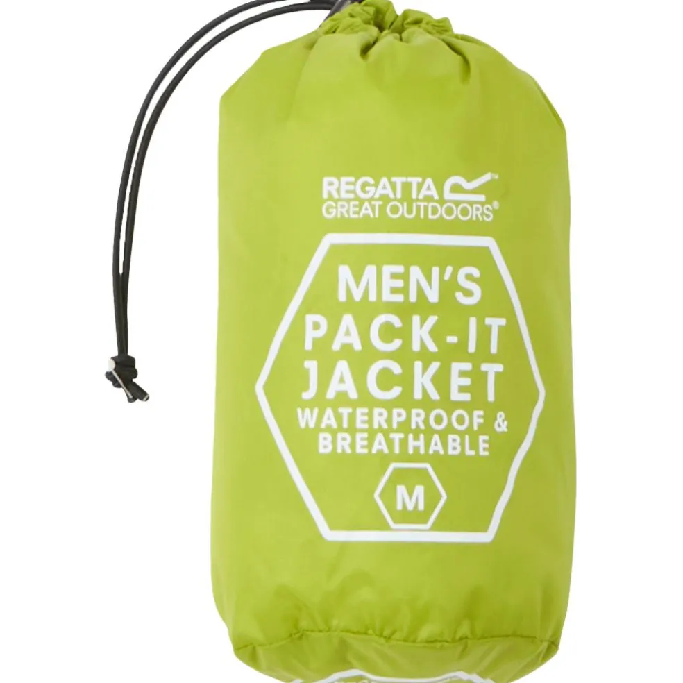 Regatta Pack It III regenjas heren grenoble green