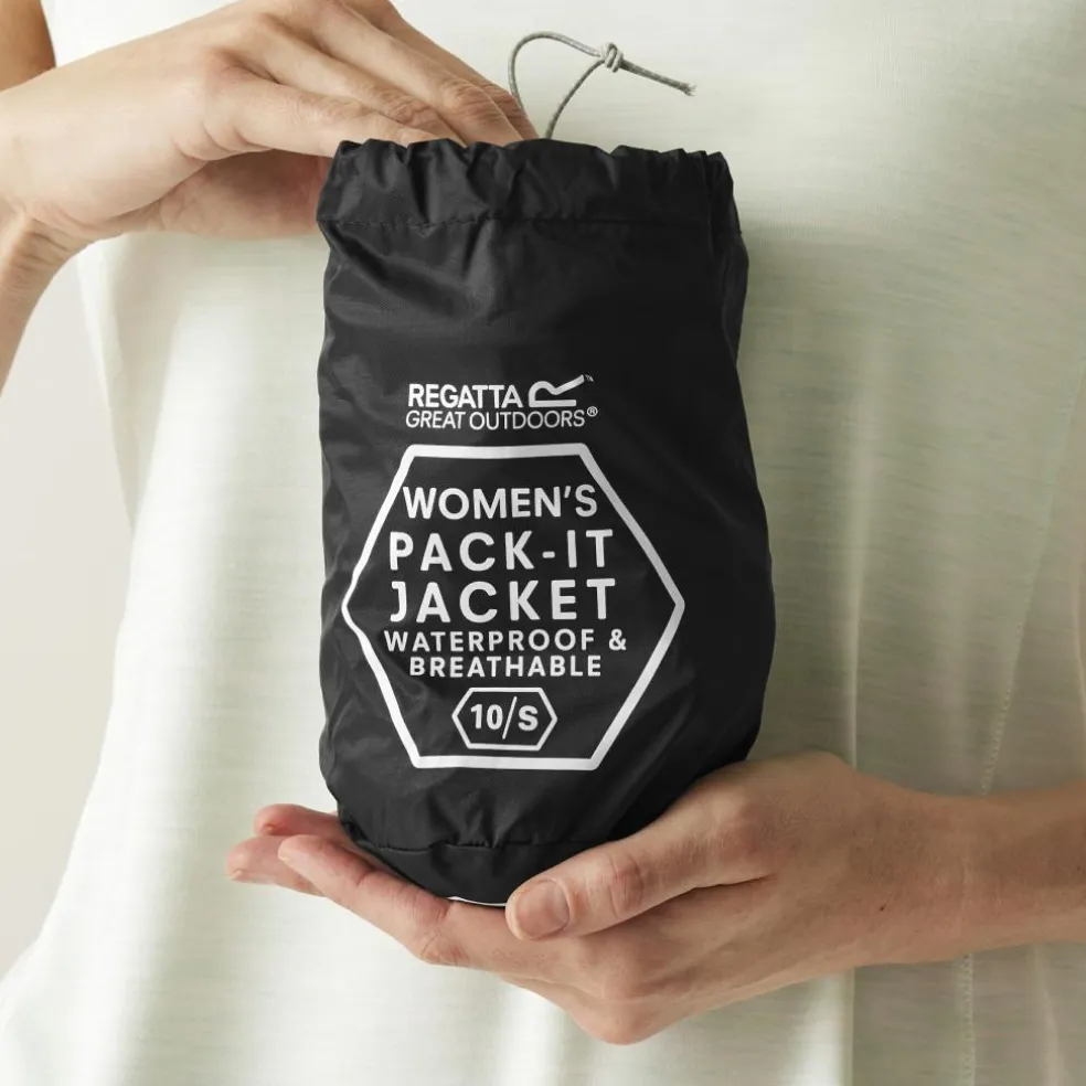 Regatta Pack It III regenjas dames black