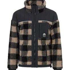 Rehall RITCHALL-R fleece vest junior stone check