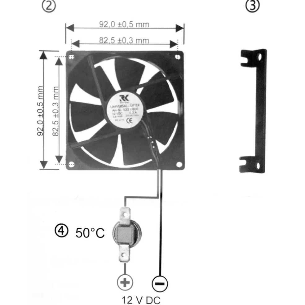 Reich Koelkastventilator-set
