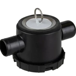 Reich Sifon dubbele afvoerplug met RVS zeefje en afsluit