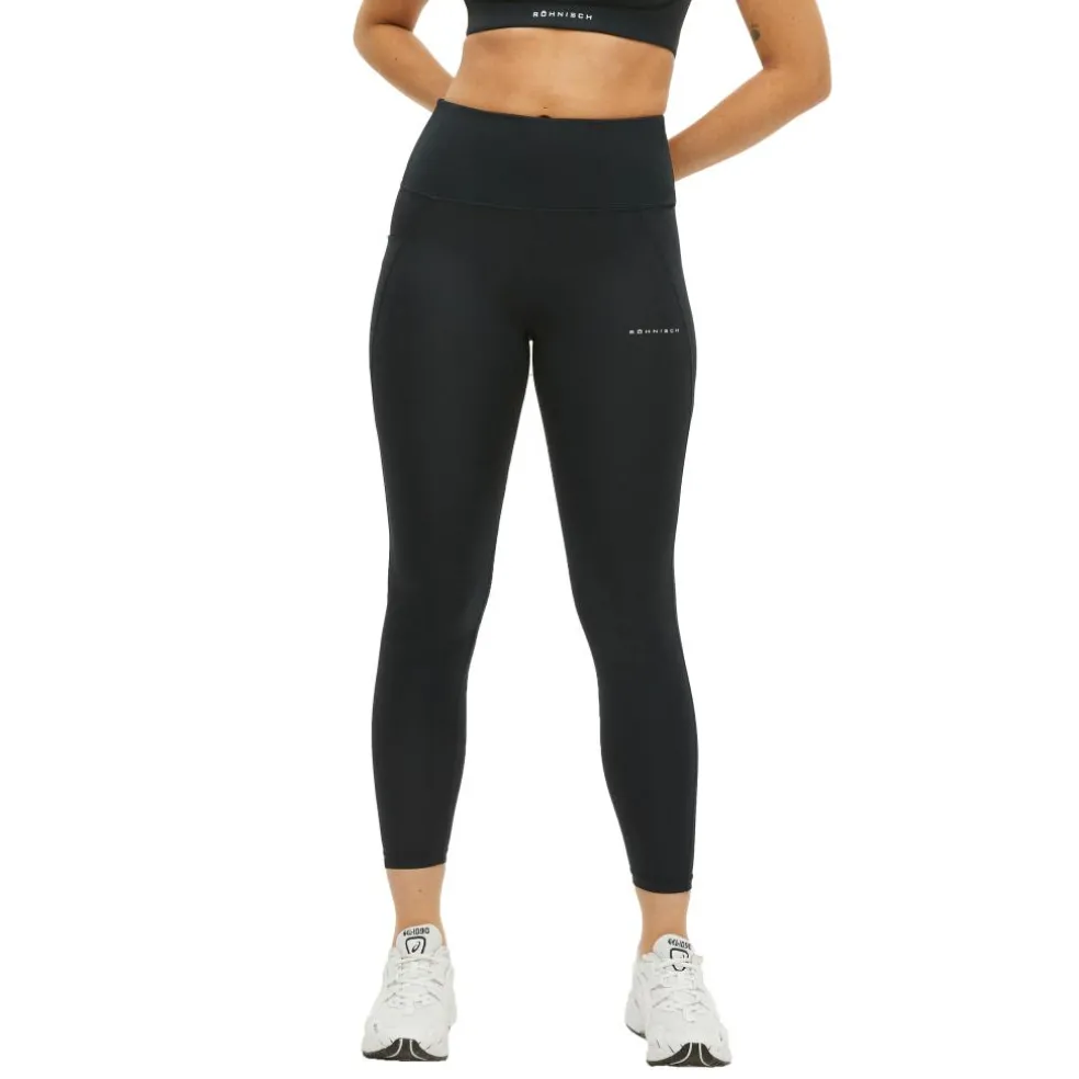 Röhnisch Flattering Curved High Waist sportlegging dames black