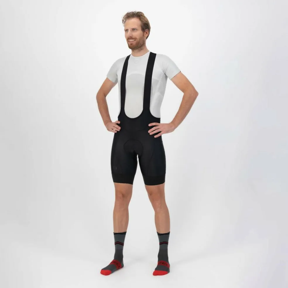 Rogelli Essential Bib fietsbroek heren zwart