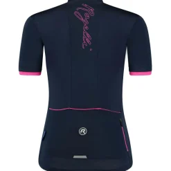 Rogelli Essential fietsshirt dames blauw roze