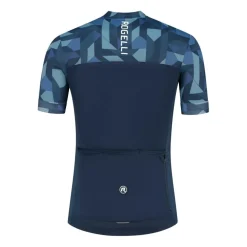 Rogelli Essential Graphic fietsshirt heren blauw
