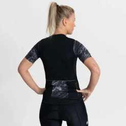 Rogelli Liquid fietsshirt dames zwart grijs
