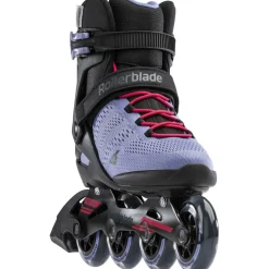 Rollerblade Sirio 84 inline skates dames smokey purple hot  pink