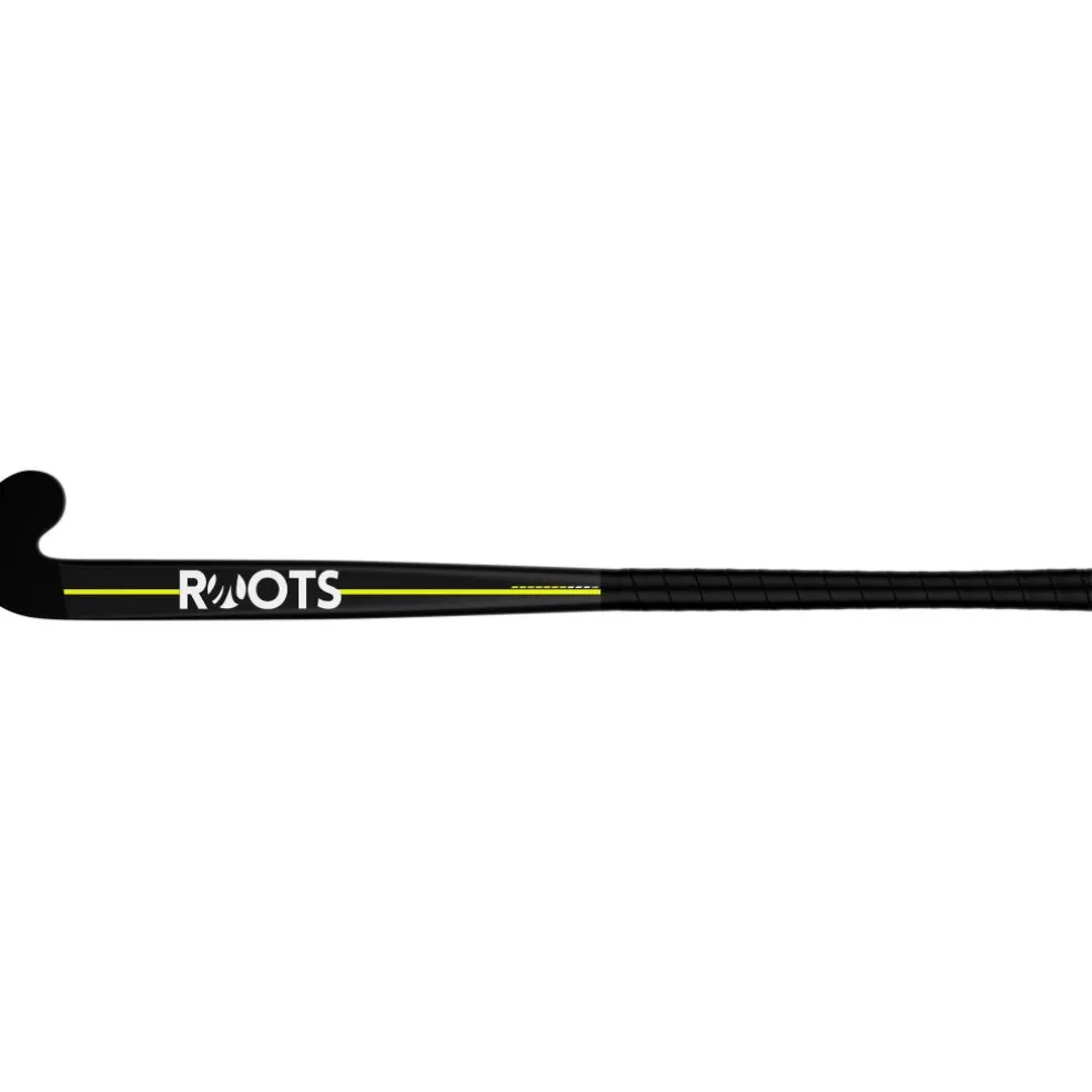 Roots Genetics 70 Extreme Low Bow hockeystick black yellow - 36,5 inch