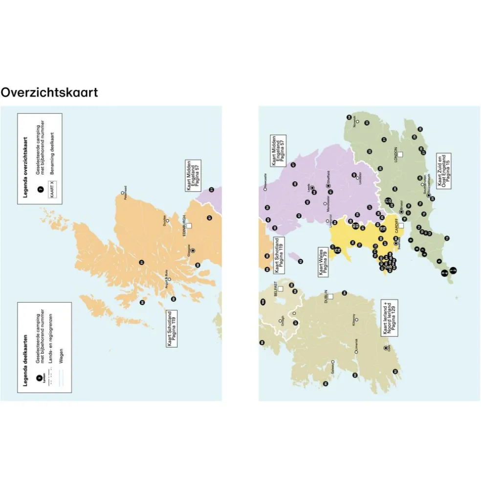 Rustiek Kamperen Groot-Brittannië en Ierland campinggids