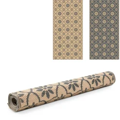 Safarica Safari beachmat 180 x 90 cm tiles grey beige