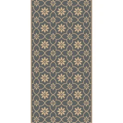 Safarica Safari beachmat 180 x 90 cm tiles grey beige