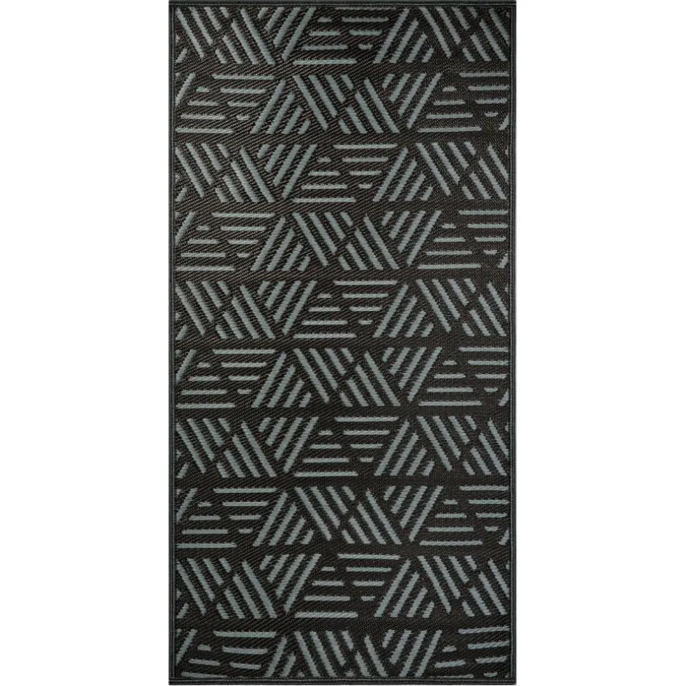 Safarica Safari beachmat 180 x 90 cm lacrimal black grey
