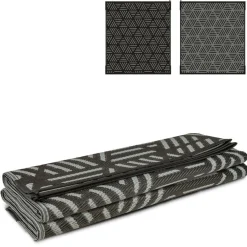 Safarica Safarimat buitenkleed 270 x 300 cm lacrimal black  grey
