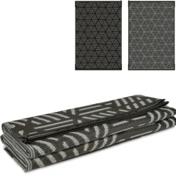 Safarica Safarimat buitenkleed 270 x 400 cm lacrimal black  grey