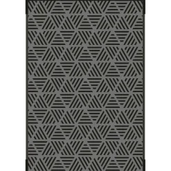 Safarica Safarimat buitenkleed 270 x 400 cm lacrimal black  grey
