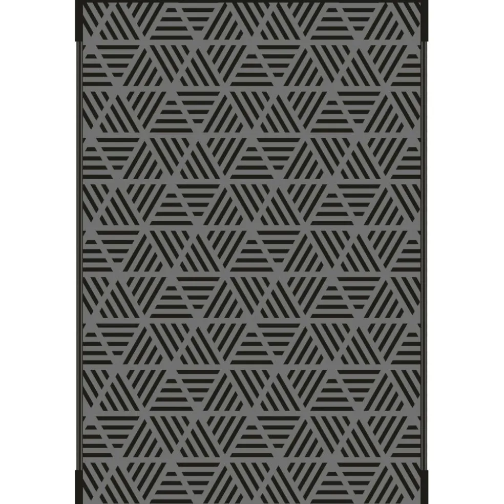 Safarica Safarimat buitenkleed 270 x 400 cm lacrimal black grey
