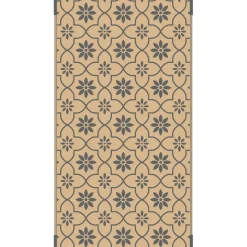 Safarica Safarimat buitenkleed 270 x 500 cm tiles grey  beige