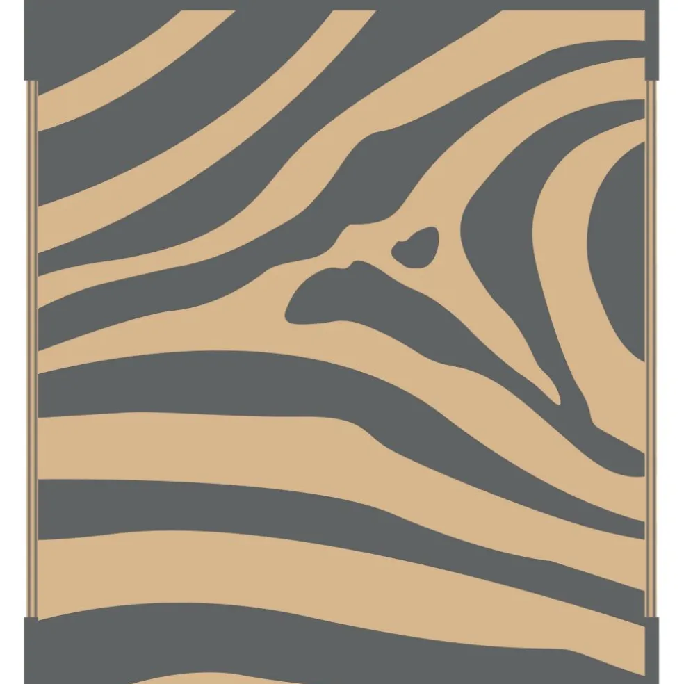 Safarica Safarimat buitenkleed 270 x 300 cm zebra beige