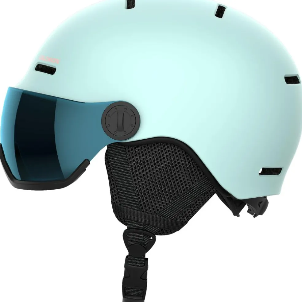Salomon Orka Visor skihelm junior bleached aqua