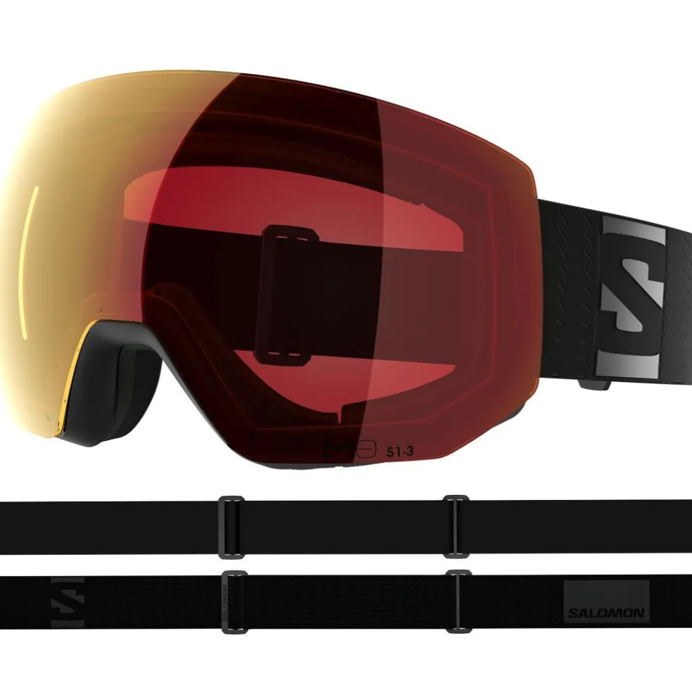 Salomon Radium Pro SIGMA Photochromic skibril SIGMA photo poppy red black