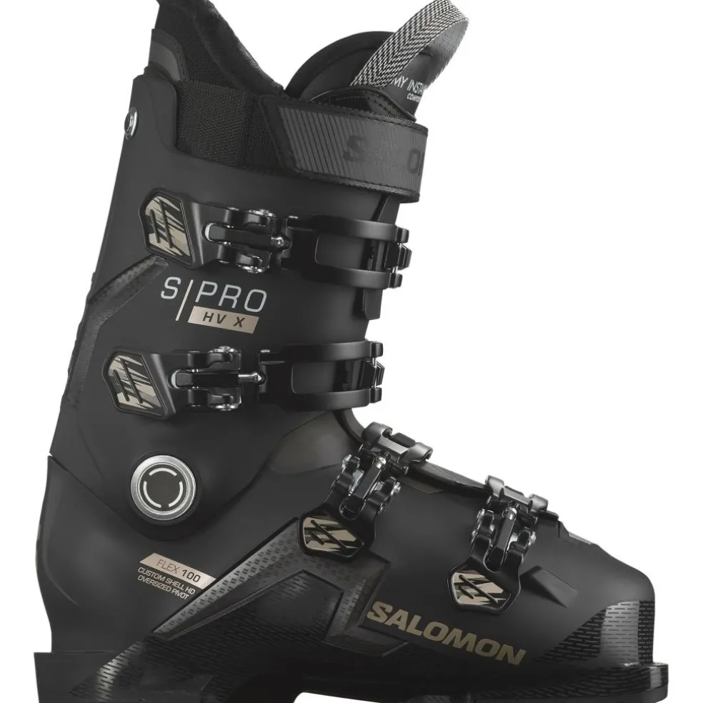 Salomon S/Pro X100 HV skischoenen heren black red beluga