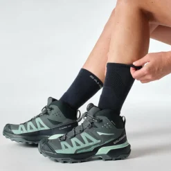 Salomon X ULTRA 360 GORE-TEX wandelschoenen dames turbulence carbon tourmaline