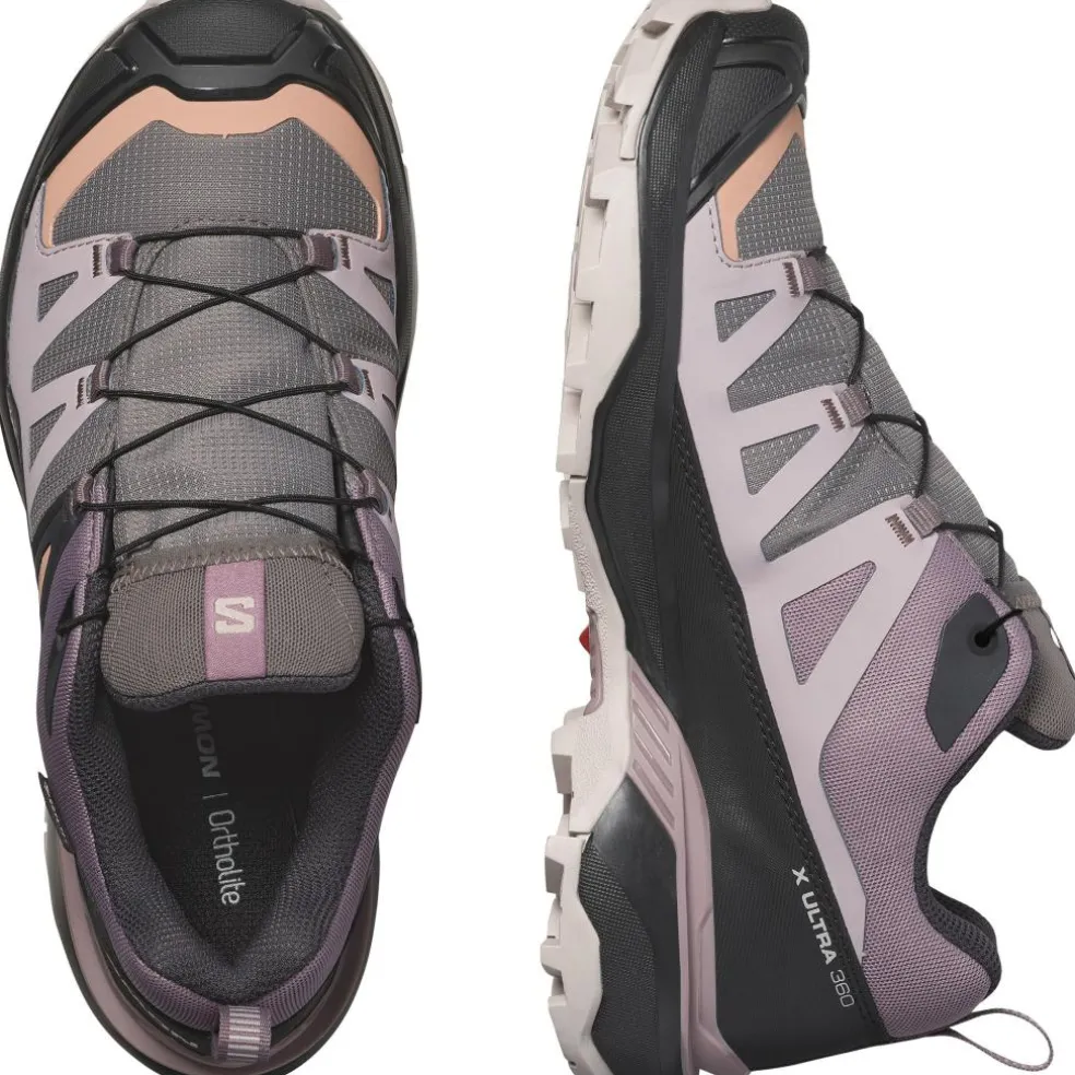 Salomon X Ultra 360 GTX Lo wandelschoenen dames plum kitten phantom cork