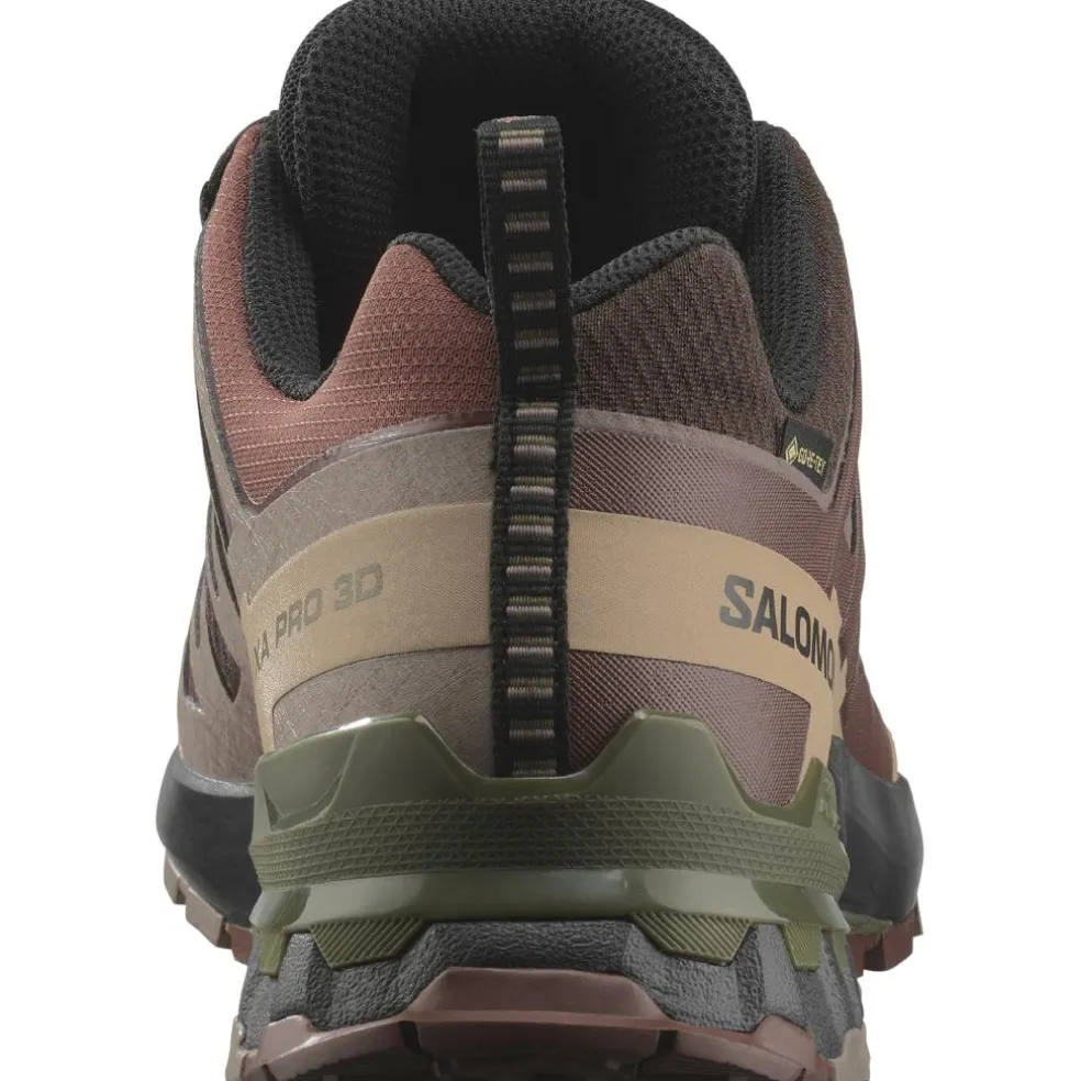 Salomon XA PRO 3D V9 GORE-TEX hardloopschoenen heren black coffee rum raisin olive night