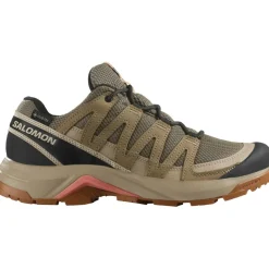 Salomon X-ADVENTURE RECON GORE-TEX wandelschoenen dames falcon desert tan hyma pink