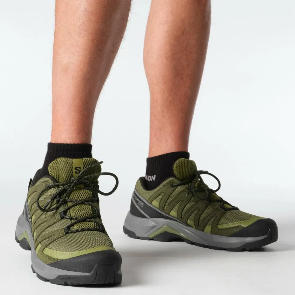 Salomon X-ADVENTURE RECON GORE-TEX wandelschoenen heren olive night martini pewter